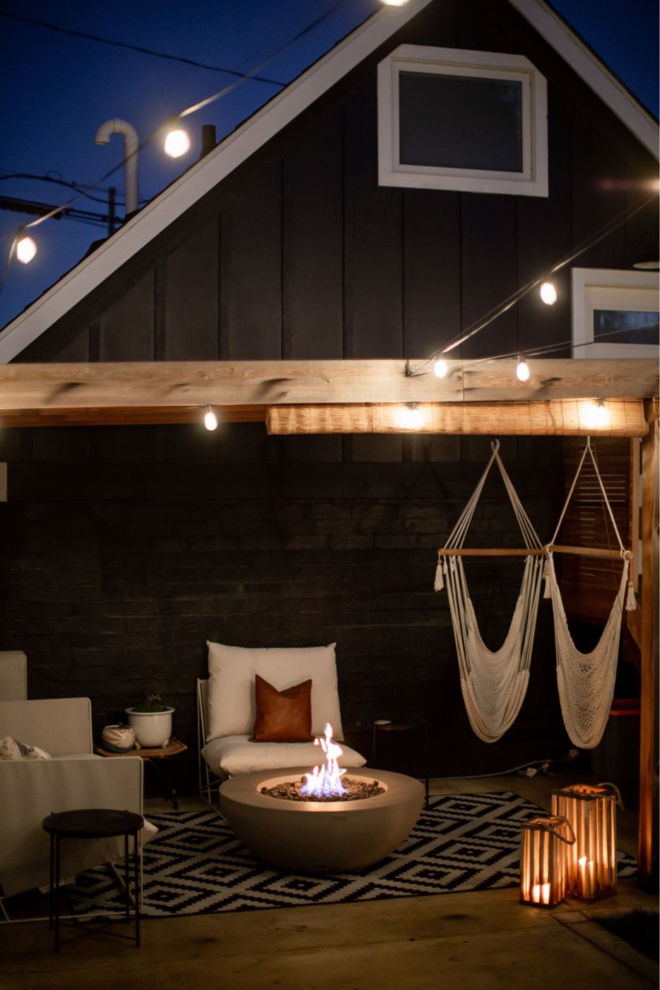 Backyard patio retreat